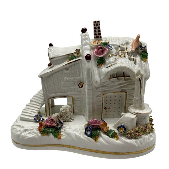 Coalport Vintage Porcelain Cottage Burner 7" Tall MCM Collectible  288 - Picture 2 of 16